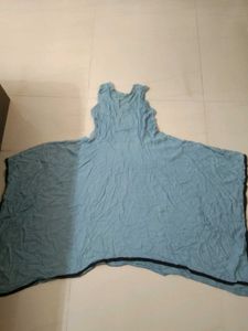 Span Blue Relaxed Fit kurta