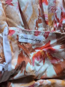 Floral Strapless Summer Dress