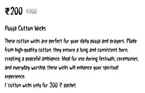 Shergill Art's Cotton Wicks