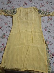 Aurelia Beautiful Yellow Kurta Set with Dupatta