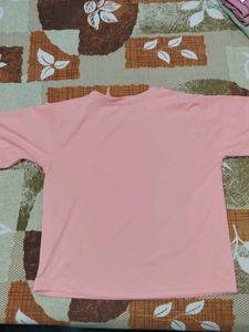Cute Bear Graphic Pink T-Shirt