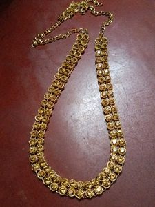 Elegant Gold Stone kamarband