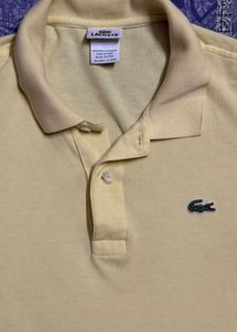 Lacoste Classic Pique Polo T-Shirt – Light Yellow