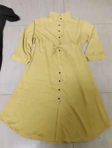 kurta set 2 yellow and black