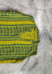 Vintage Sleeveless Kurti