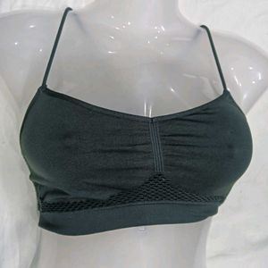❤️‍🔥 Comfortable Dark Green Sports Bra