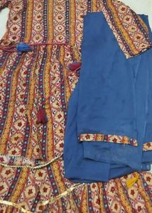 Ethnic Printed Kurta Set with Palazzo