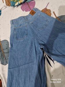 Wide Leg Denim Jeans