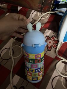 Cute Bunny Math Water Bottle