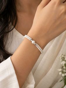 Elegant Pearl Beaded Bracelet