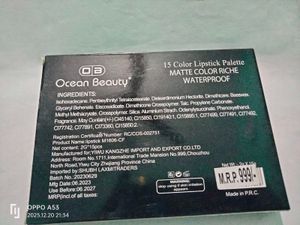 Ocean Beauty Lipstick Palette