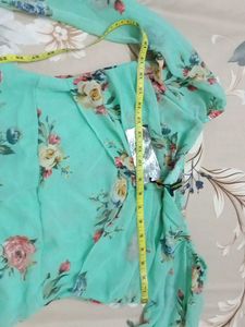 Floral Chiffon Midi Dress