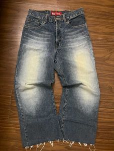 Abercrombie&Fitch Vintage Wash Wide-leg Jeans