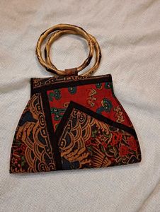 Unique Vintage Asian Inspired Handbag