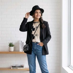 Cozy Floral Knit Sweater