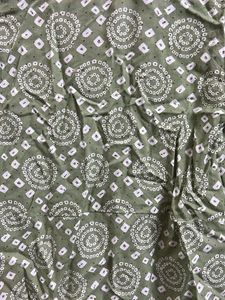 Stylish Green Printed Kurta