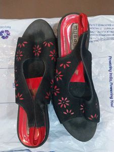 Floral Pattern Heels