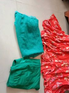 Beautiful multi Floral Kurta xxl