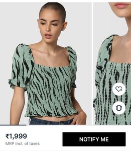 Animal Print Crop Top