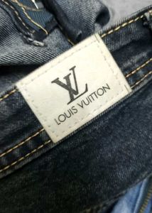 Dark Wash Wide Leg Jeans (Louis Vuitton)