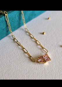 'Toi et Moi'  Antiturnish Necklace