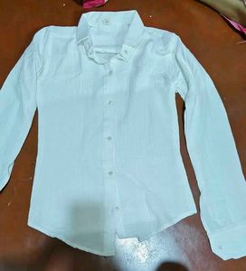 Classic White Button-Down Shirt