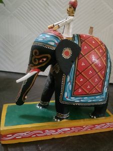 Hand Crafted Wooden Elephant