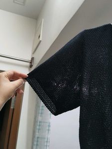 Black cardigan