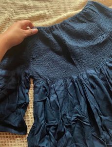 Women's Off-Shoulder Smocked Top