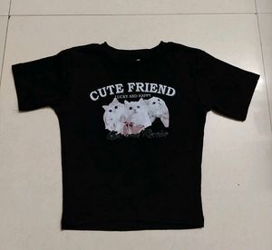 Cute Cat Graphic T-Shirt