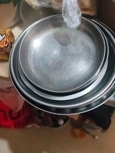 Stackable Stainless Steel Bowls Set
