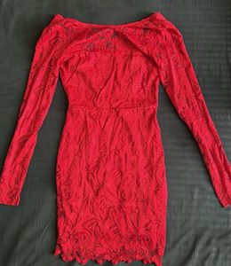 Red Lace Dress
