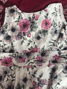 Elegant Floral Print Dress for Girls