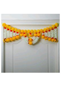 Marigold Toran With Pompom