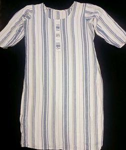 Khadi Cotton White Stripe Kurta