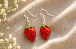 Cute Strawberry Earrings