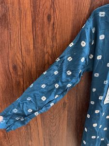 Blue Embroidered Kurta