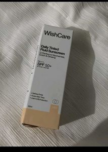 WishCare Daily Tinted Fluid Sunscreen SPF 50+