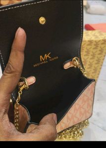 Michael Kors Signature Pink Crossbody Bag