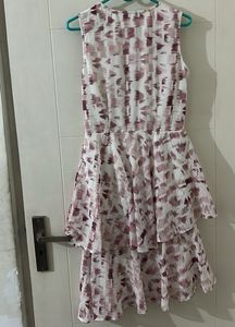 Tiered Sleeveless Mini Dress