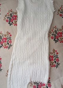 Cute White Knit Romper