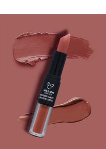 2in1 BROWN-PINK Lipstick 🤎🩷💄