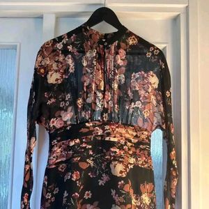 Floral Organza Gown