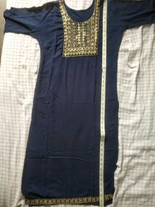Elegant Navy Blue Kurta Set