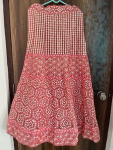 Pink Sparkly Sequins Work Lehenga