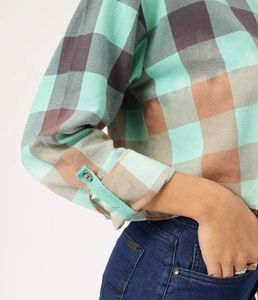 Checkered Long Sleeve loose fit shirt