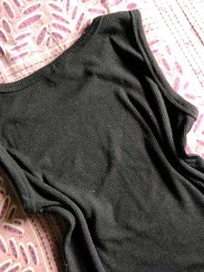 Black Dinosaur Tank Top