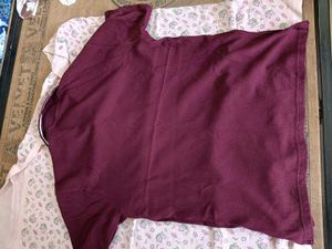 Men's Burgundy Polo T-Shirt