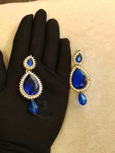 2 PAIR Colorful Dangle Earrings