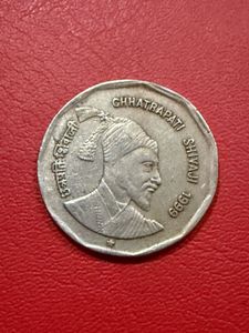 2 rs cu-ni Shivaji 1999 Hyderabad mint rare